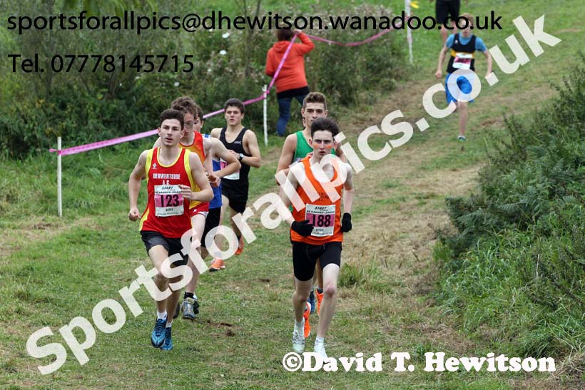 Mens under-17s Start Fitness North Eastern Harrier League, Tanfield, County Durham. Photo: David T. Hewitson/Sports for All Pics